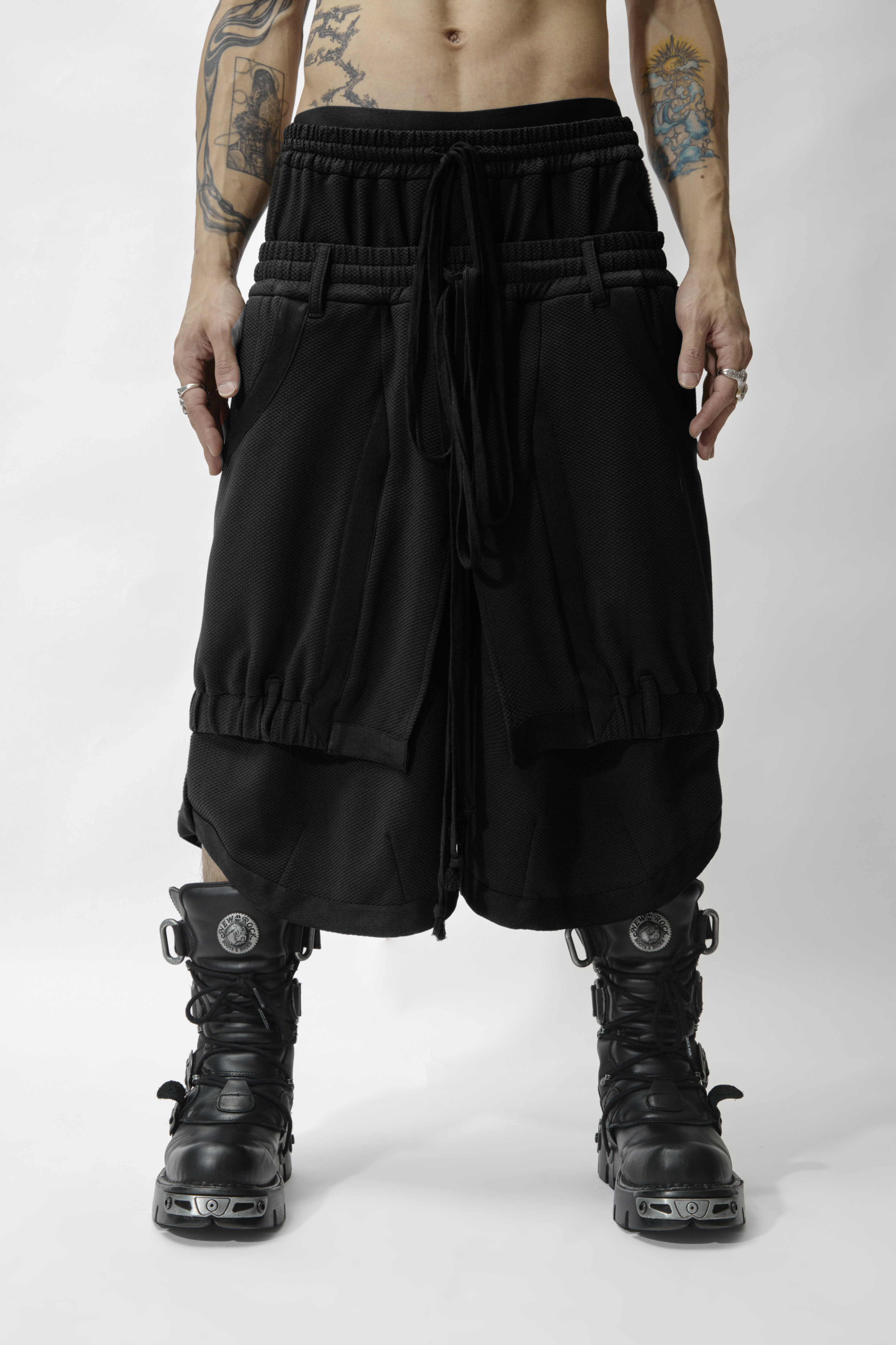 REMIX "re Double Trackpants" (Black)