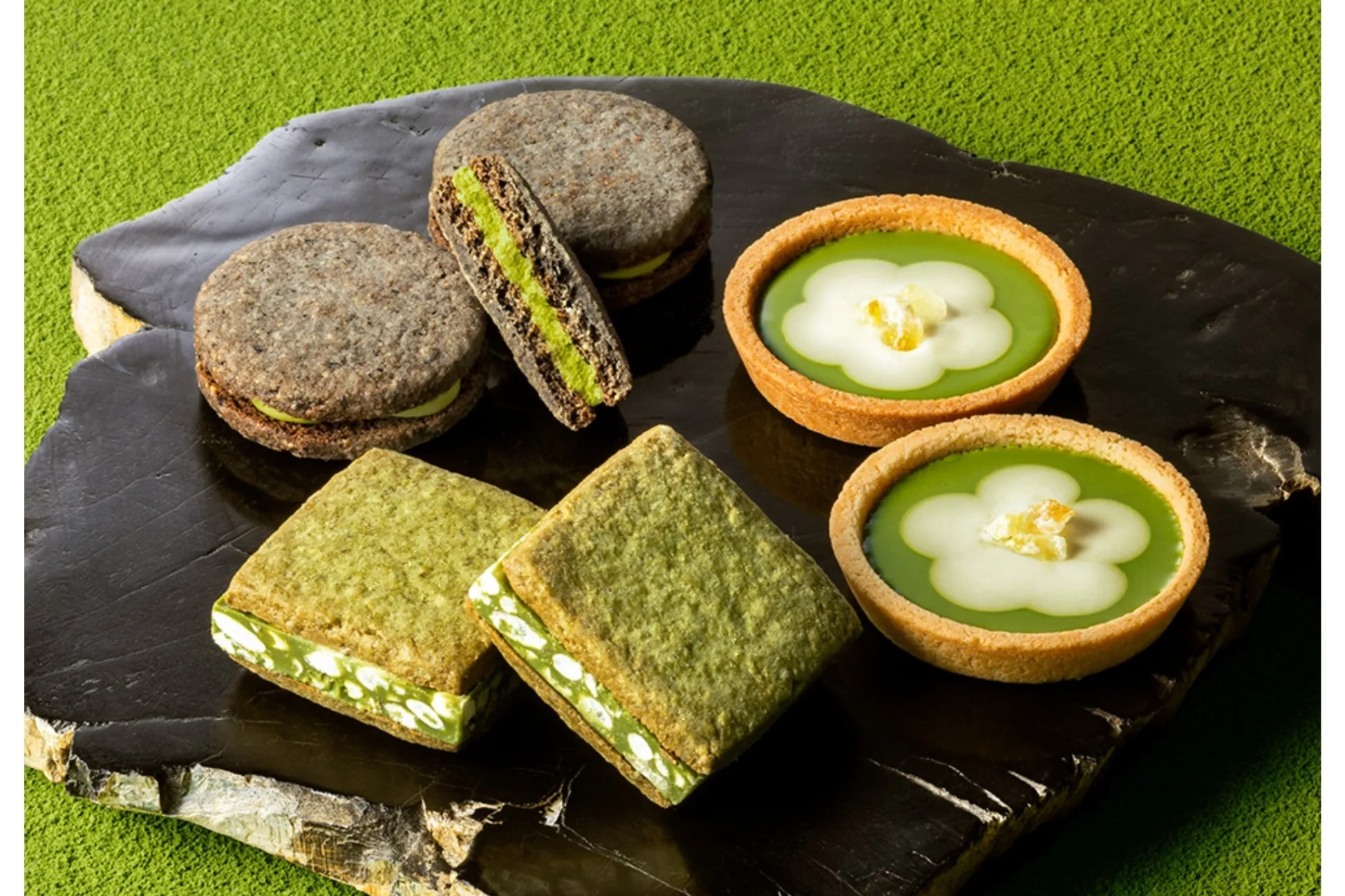 日本1月伴手禮| 茶の福 抹茶夾心餅乾