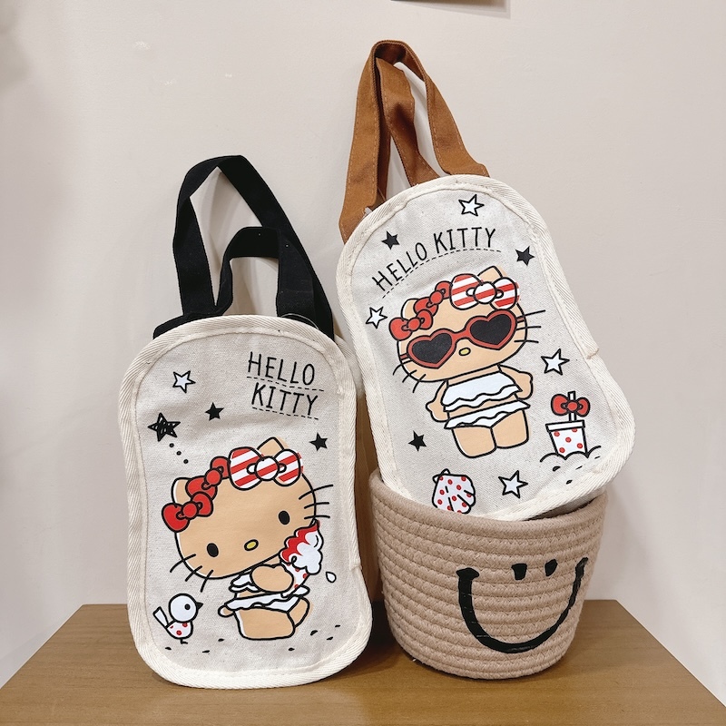 《01151》夏日曬黑kitty飲料提袋