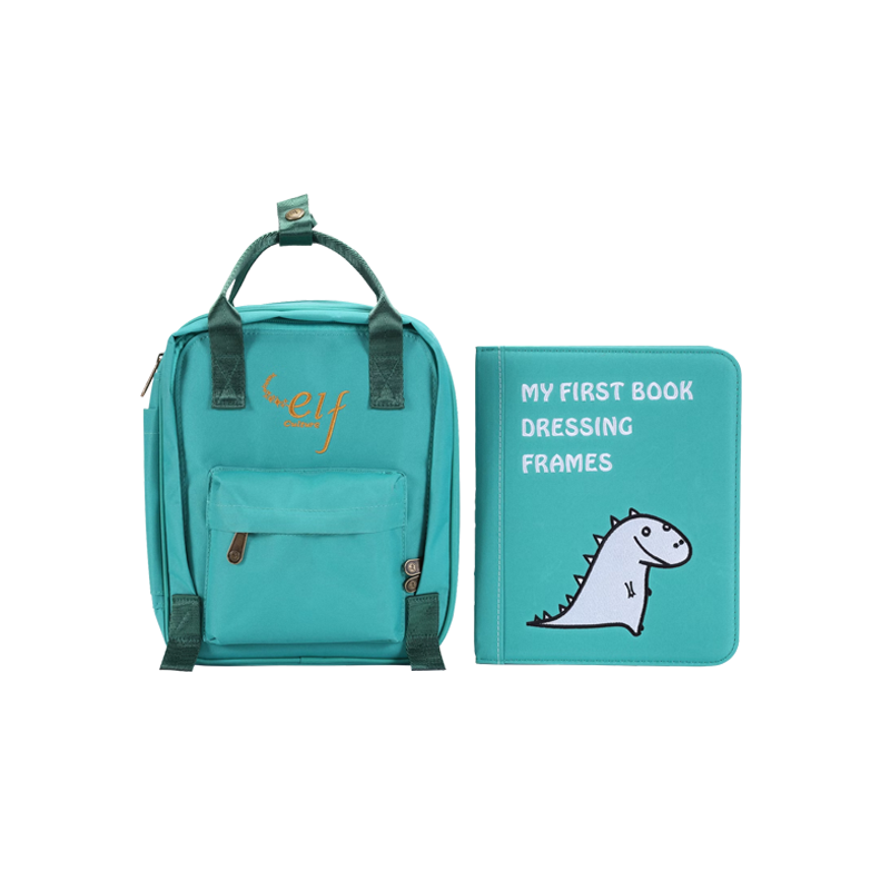 My First Book 蒙特梭利啟蒙布書 第二冊 蒙式衣物