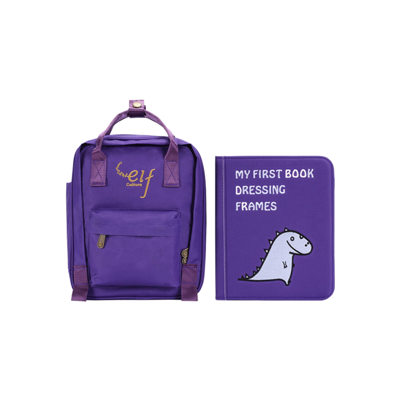 My First Book 蒙特梭利啟蒙布書 第二冊 蒙式衣物