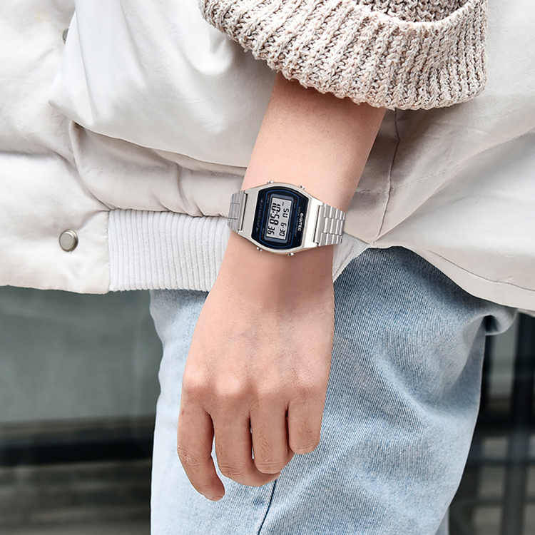 【DIGITEC 數碼科技】MDG-6060R 鋼錶帶 多功能 方形錶 防水 電子 手錶