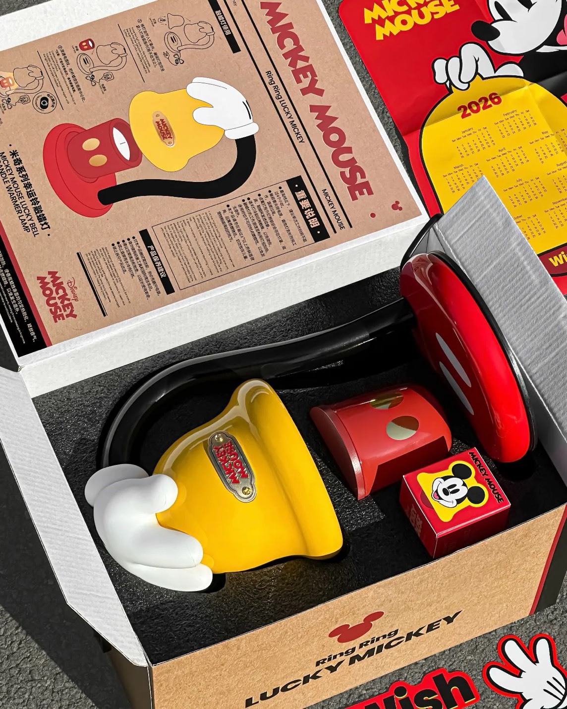 正版授權 迪士尼 DISNEY 米奇 融蠟燈 擺飾