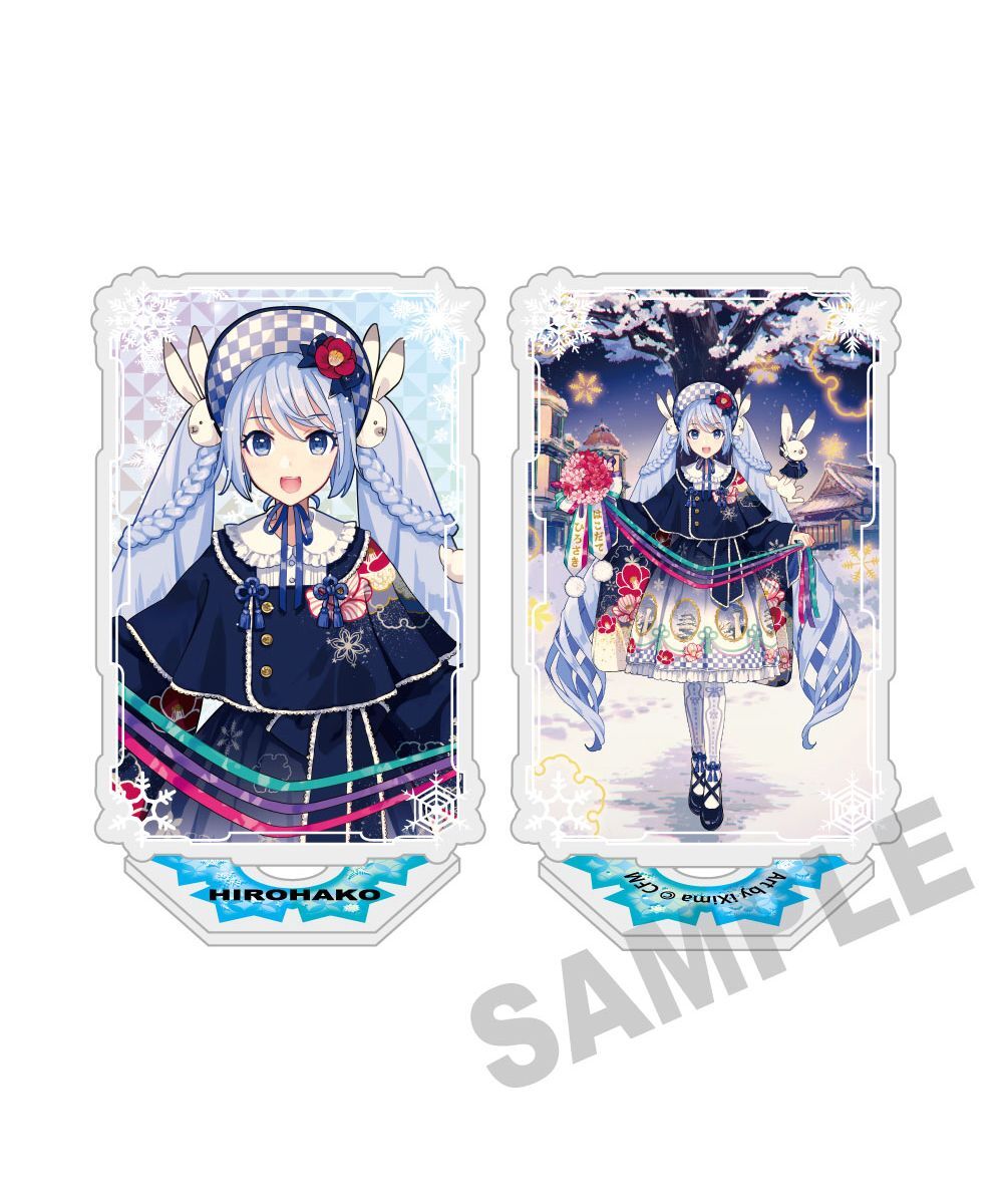 預購-「雪未來×弘函」 壓克力立牌 弘函25-26 Art by iXima【日本進口精品】