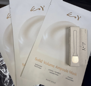 PP2026-E5-koy嘗鮮體驗裝（三片豐盈安瓶mask+Golden lift ball）exp：2026.10（清倉貨品不退不換以不影響實際使用為準，現貨可新蒲崗倉庫即取）