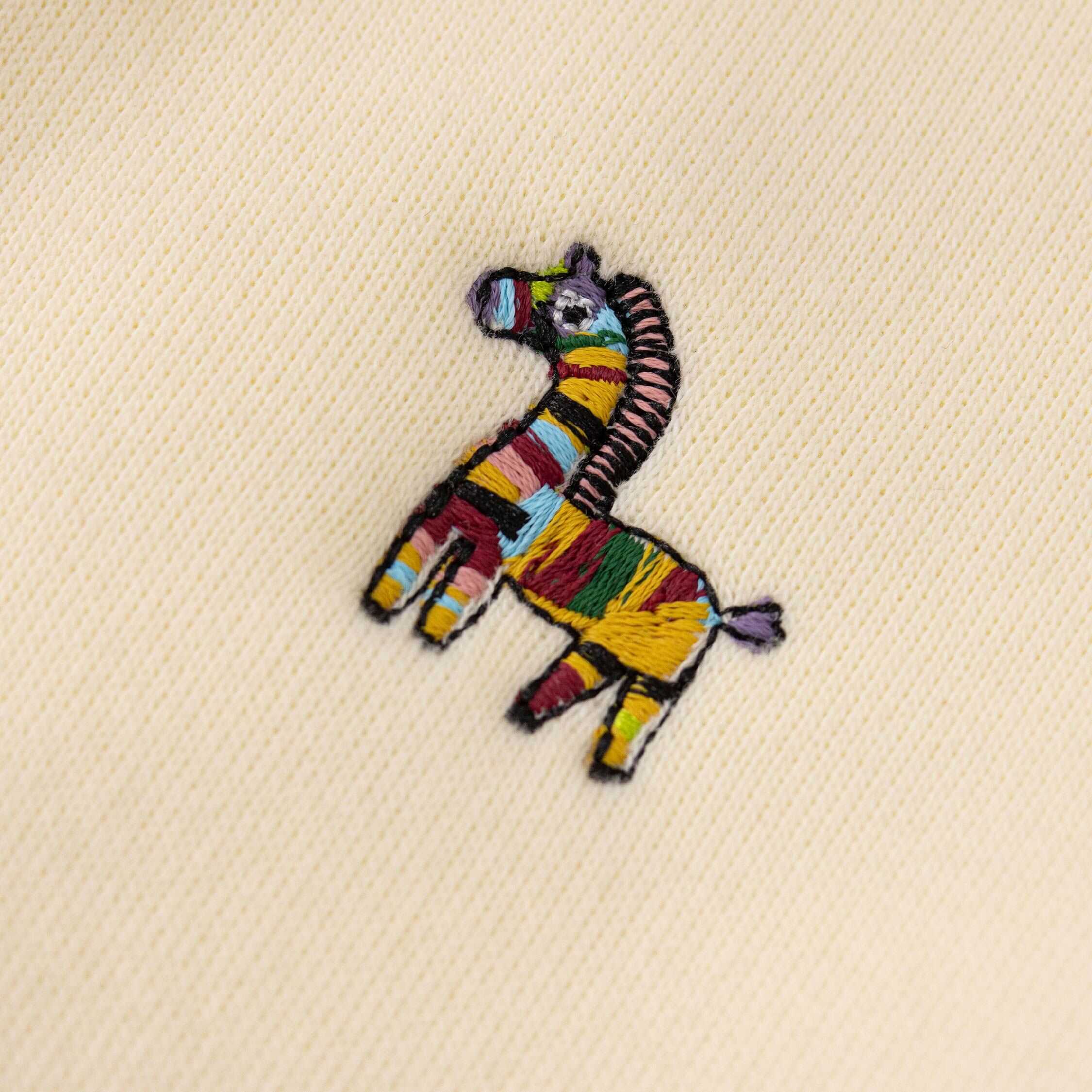 【H55973】繽紛小馬拼色設計內刷毛上衣