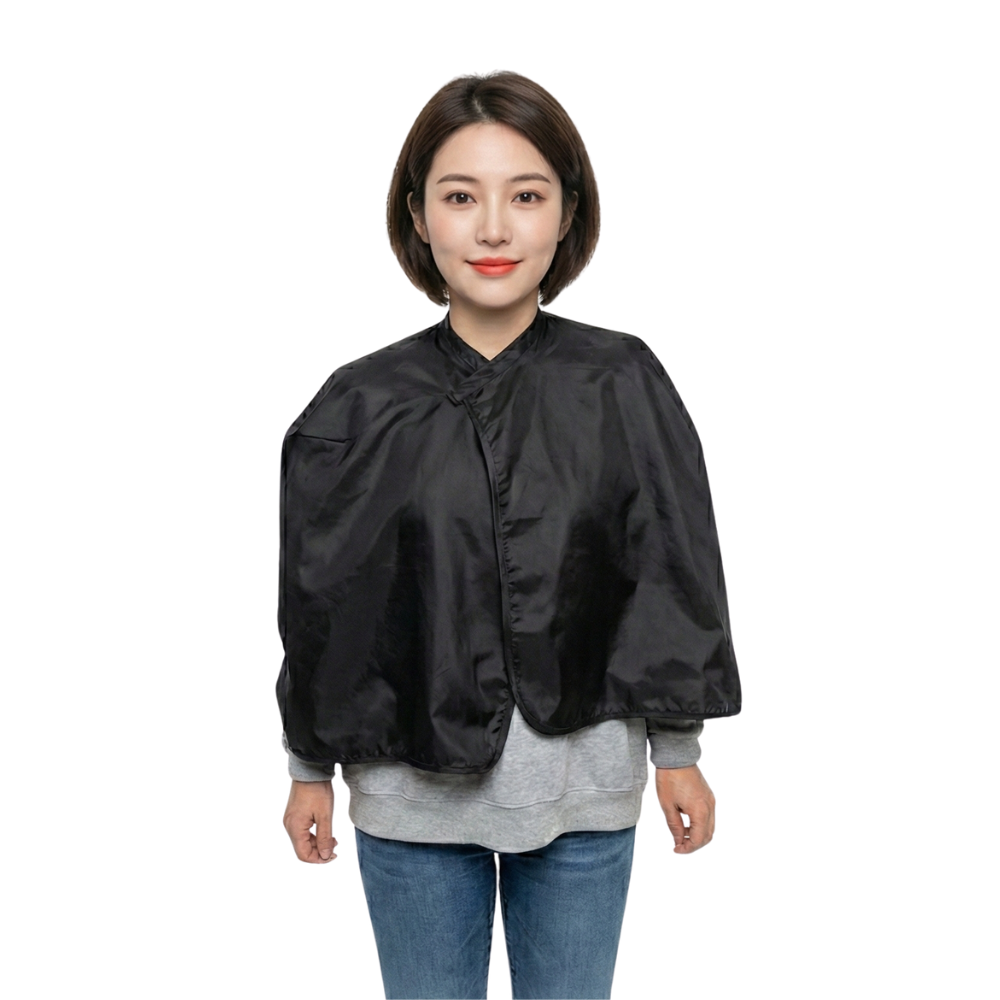 韓式斗蓬燙染巾