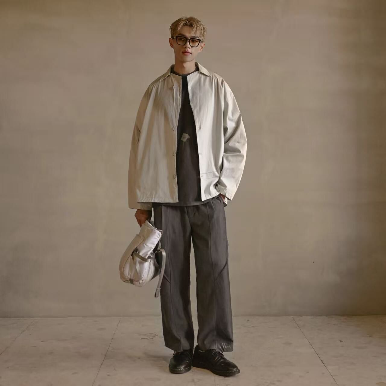 MELSIGN - “Nefelibata” Asymmetrical Trousers - Iron