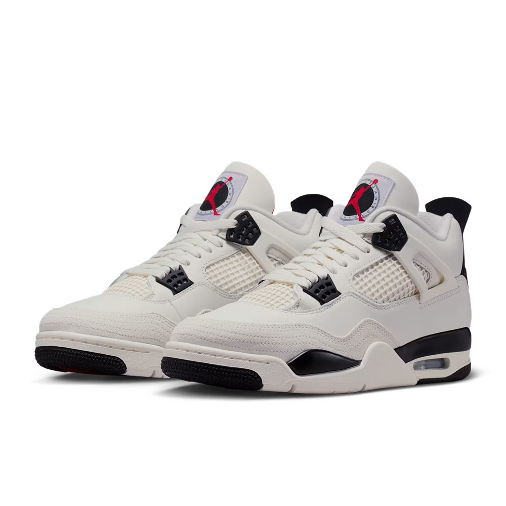 Nike Air Jordan 4 Retro Flight Club 大學紅 飛行俱樂部 奶油白 男鞋 IM4002-100