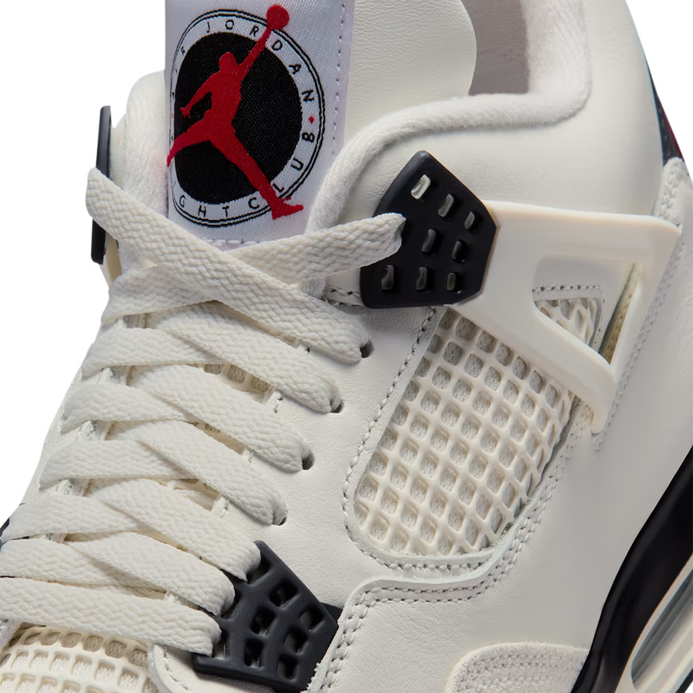 Nike Air Jordan 4 Retro Flight Club 大學紅 飛行俱樂部 奶油白 男鞋 IM4002-100