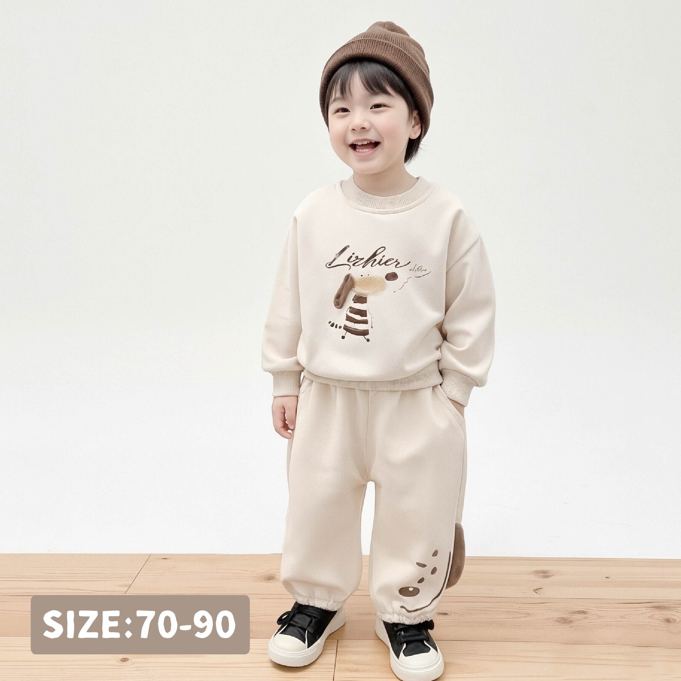 【H55943】水彩條紋狗狗套裝