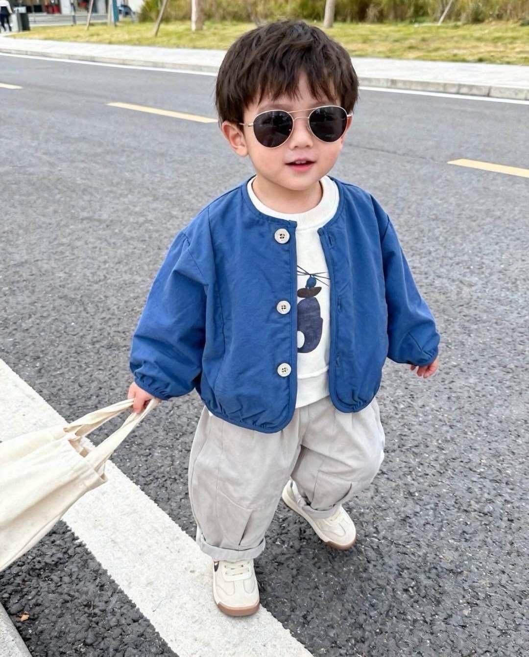 BYC01OW066BL  醒目寶藍薄外套