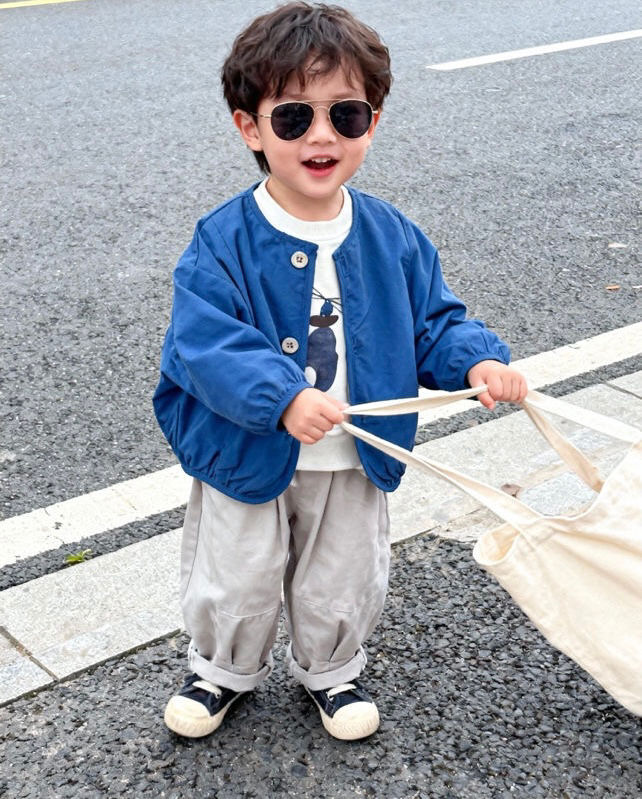 BYC01OW066BL  醒目寶藍薄外套