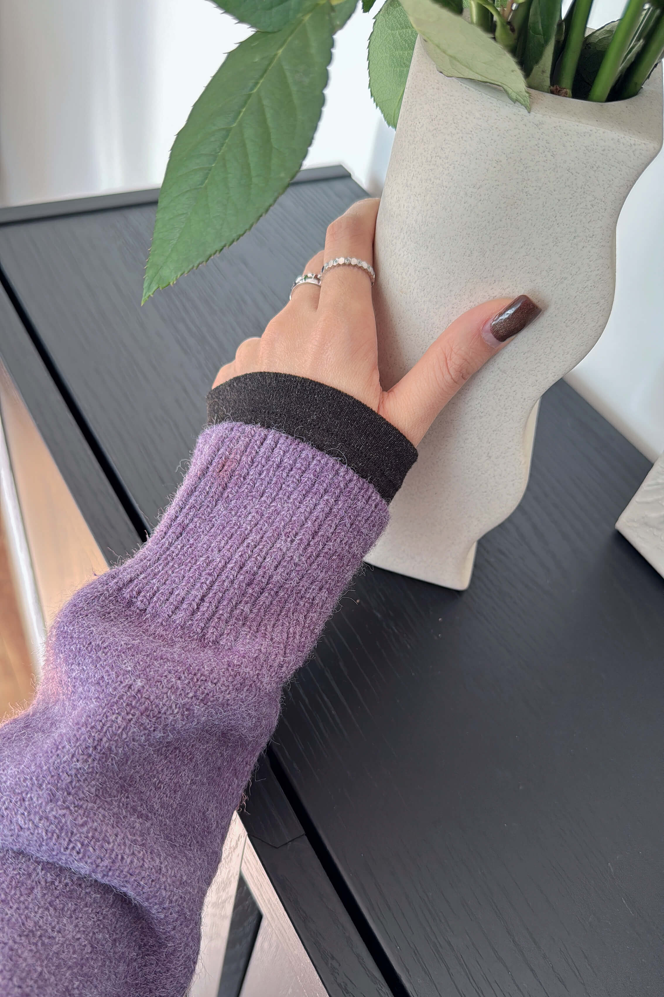 Crewneck Cashmere-Blend Sweater_KN261L18