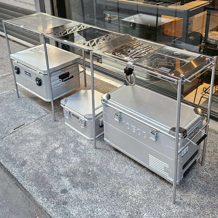 【地域仕事Territory Task & Angle】快銀系列 QuickSilver ｜ 模組化平台｜擴展置物架組+可調式桌框 套組