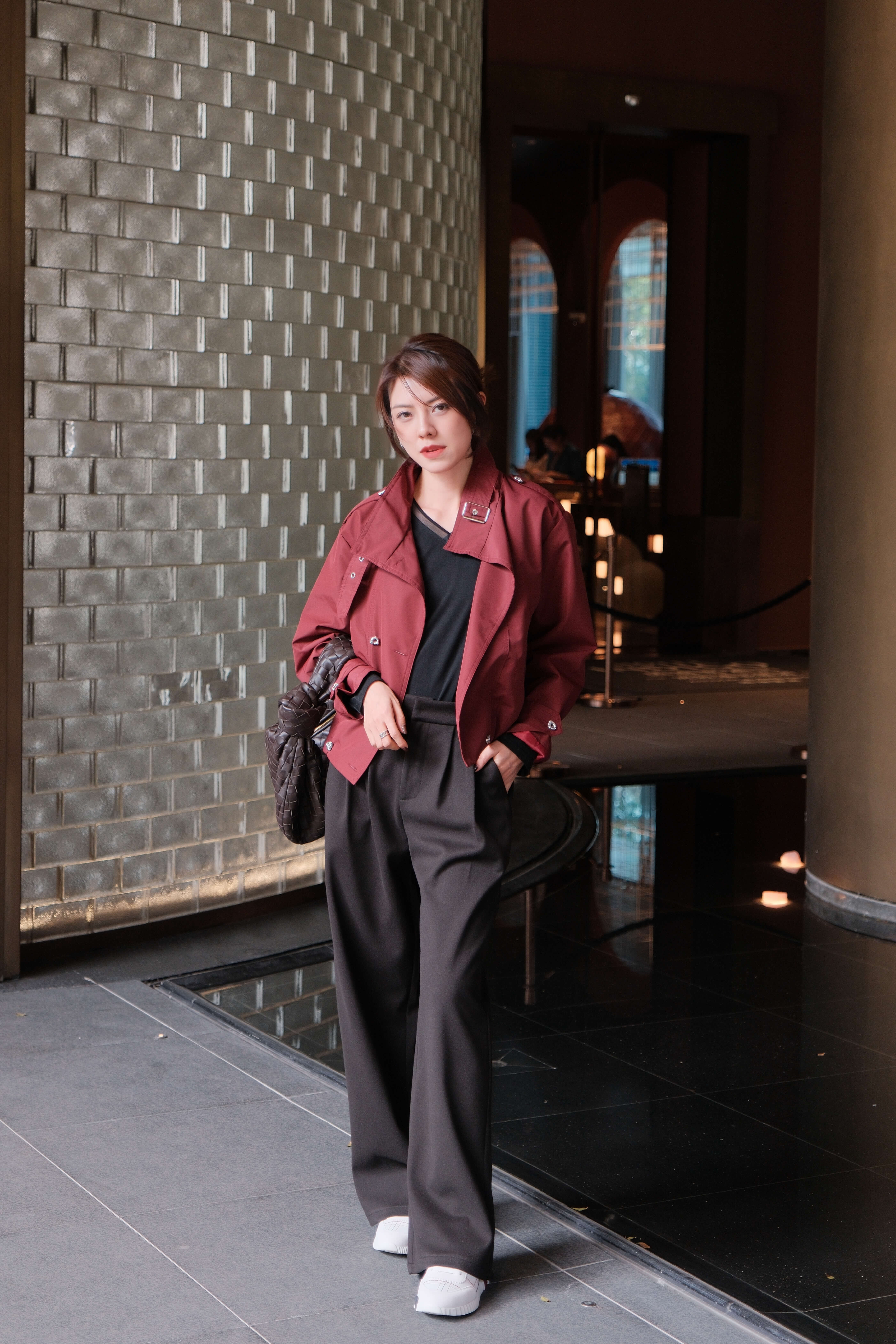 Pleated Wide Leg Pants_PT261L25