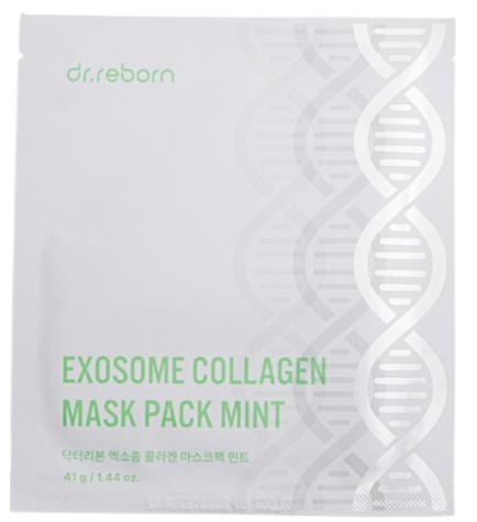 PP2026-E51-Dr.reborn exosome collagen mask pack mint (4ea)（清倉貨品不退不換以不影響實際使用為準，現貨可新蒲崗倉庫即取）