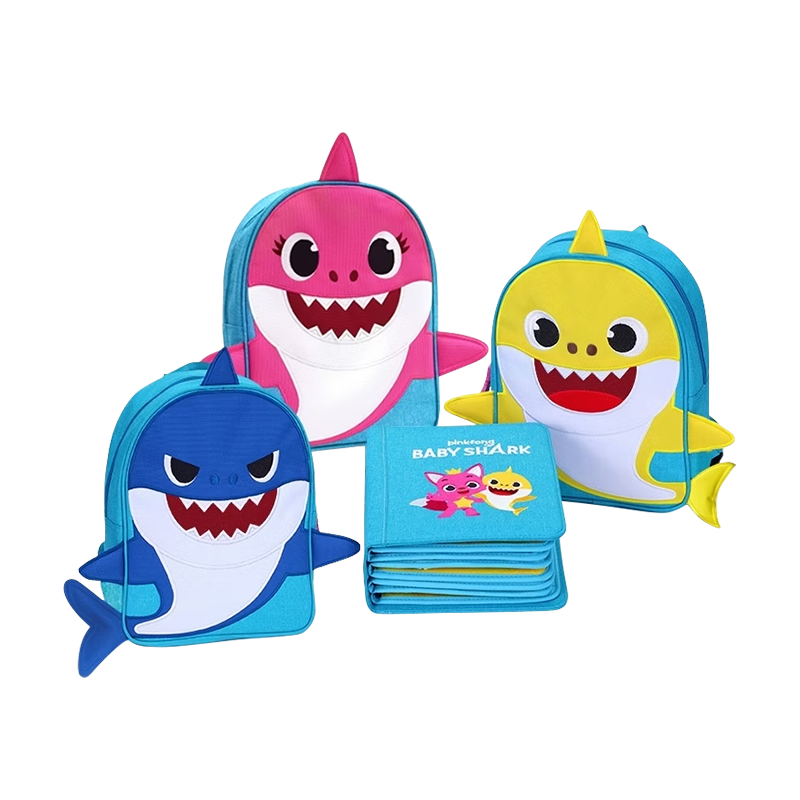 My First Book 蒙特梭利啟蒙布書 聯名冊 Baby Shark 鯊魚