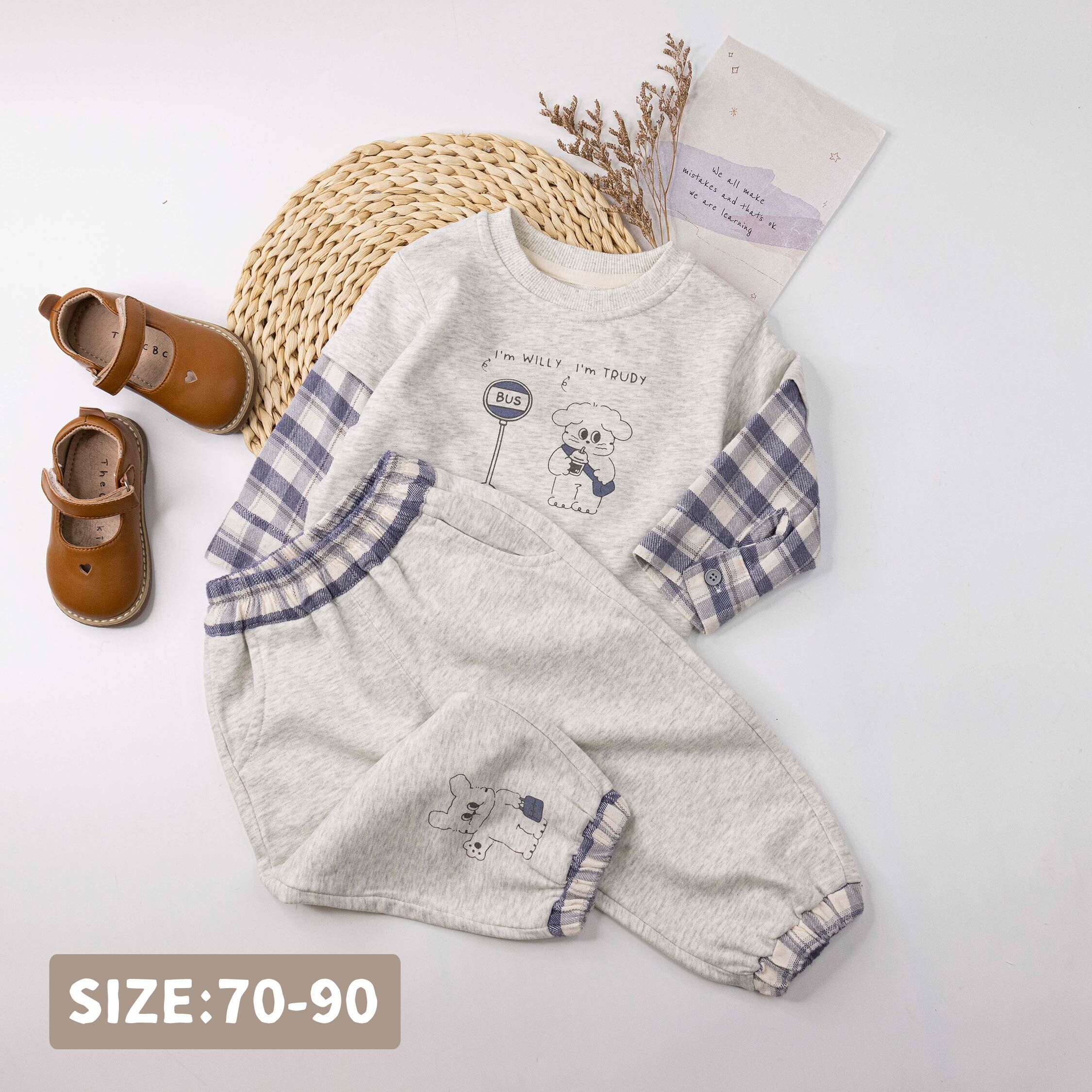 【H55942】捲毛狗狗等巴士套裝