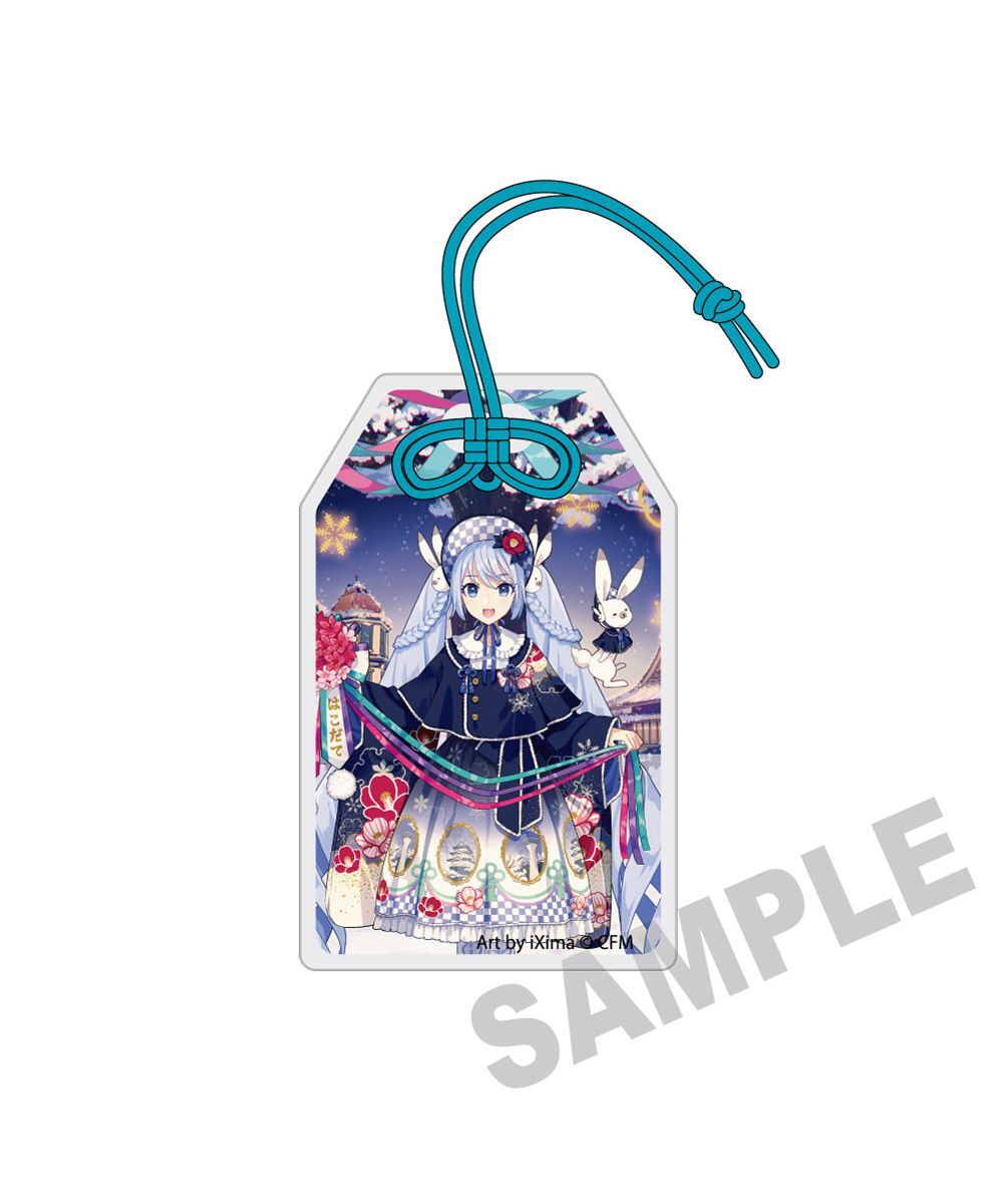 預購-「雪未來×弘函」 壓克力御守 弘函25-26 Art by iXima【日本進口精品】