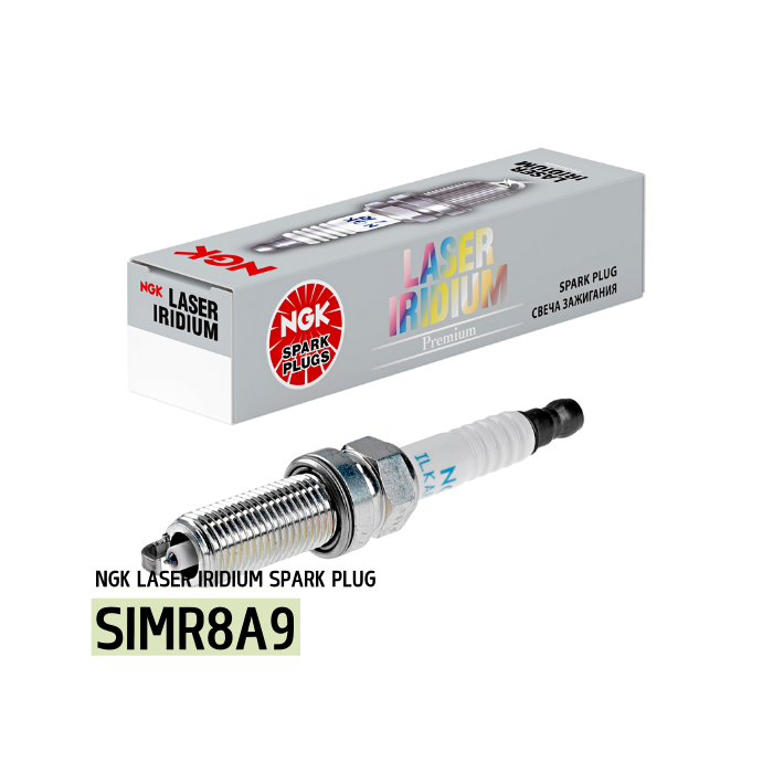 NGK LASER IRIDIUM SPARK PLUG 鐳射銥金火咀 - SIMR8A9 (91064)