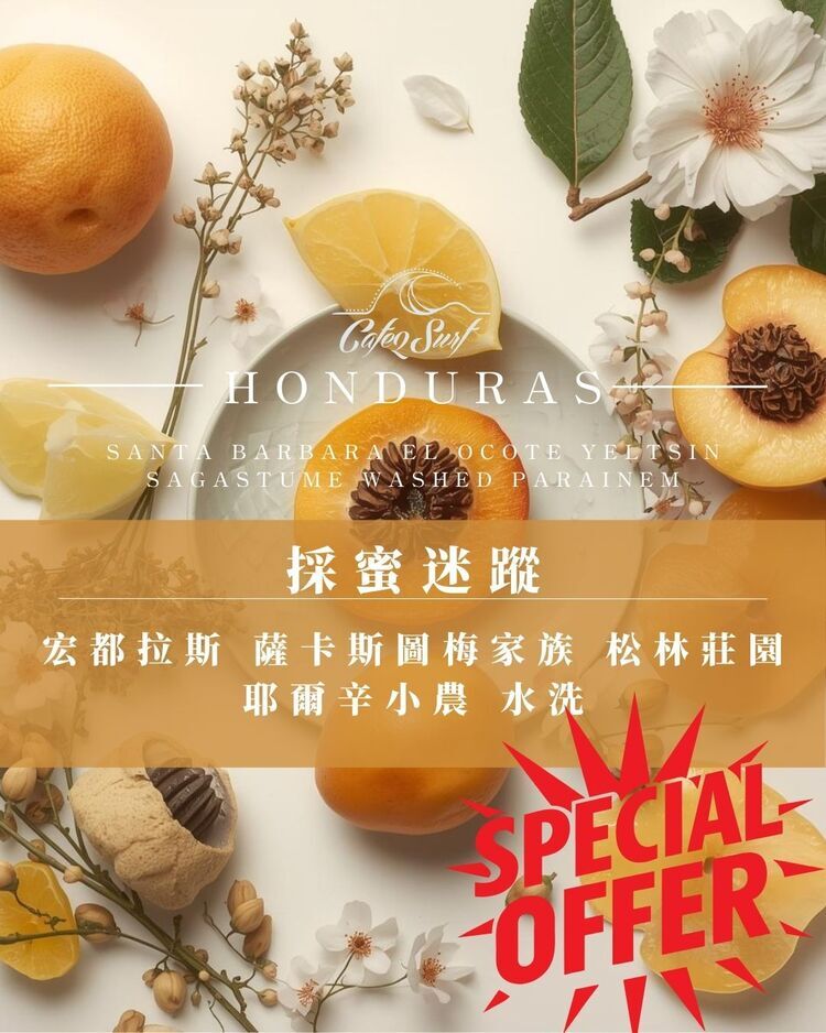 採蜜迷蹤｜宏都拉斯 聖塔芭芭拉 Parainema 水洗﹙半磅裝／227g﹚