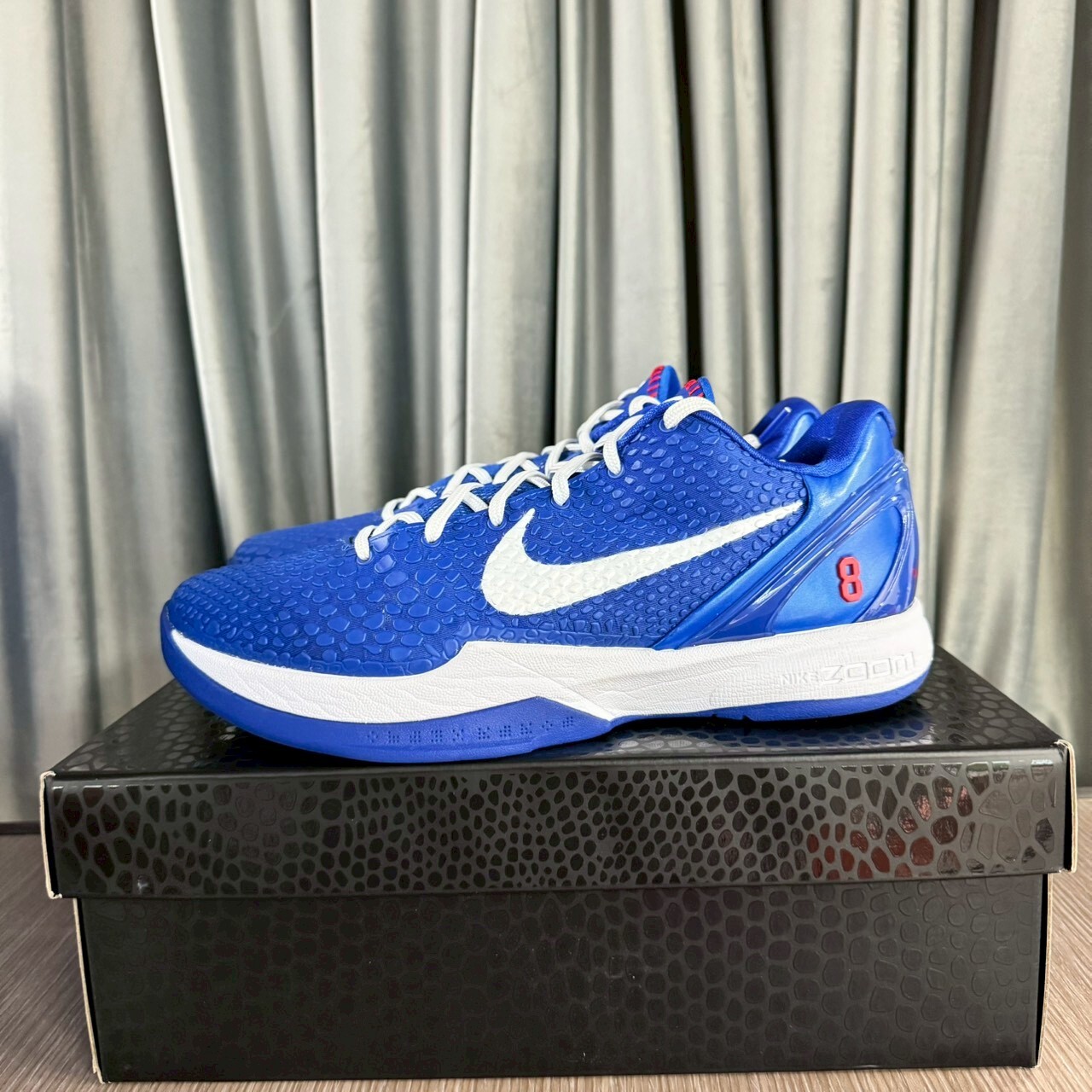 現貨在店〈二手商品US10〉NIKE KOBE 6 Dodgers 柯比6 道奇隊 藍色 籃球鞋 實戰鞋【CW2190-400】KOBE6