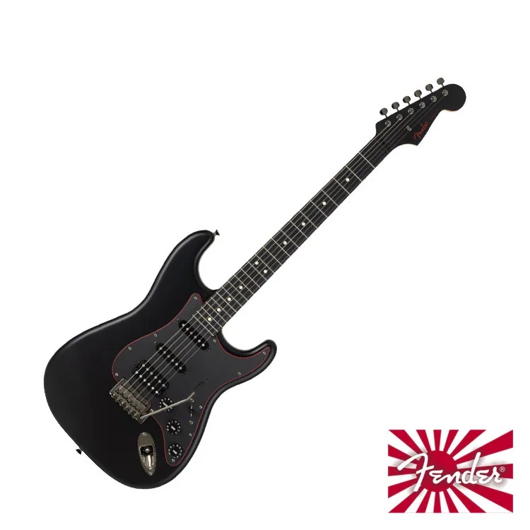 Fender 限定款 Fender MIJ Hybrid II Stratocaster NOIR 電吉他 HSS版本 — 三峽吉他 / Bass｜YA! 玩音樂