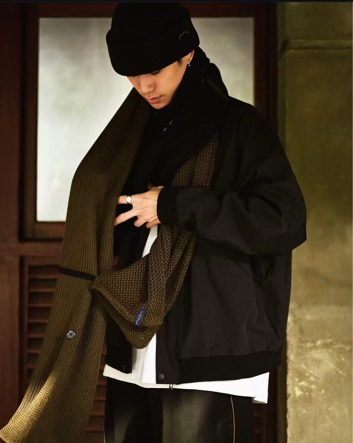 MELSIGN - Comfort Line Scarf - Brown