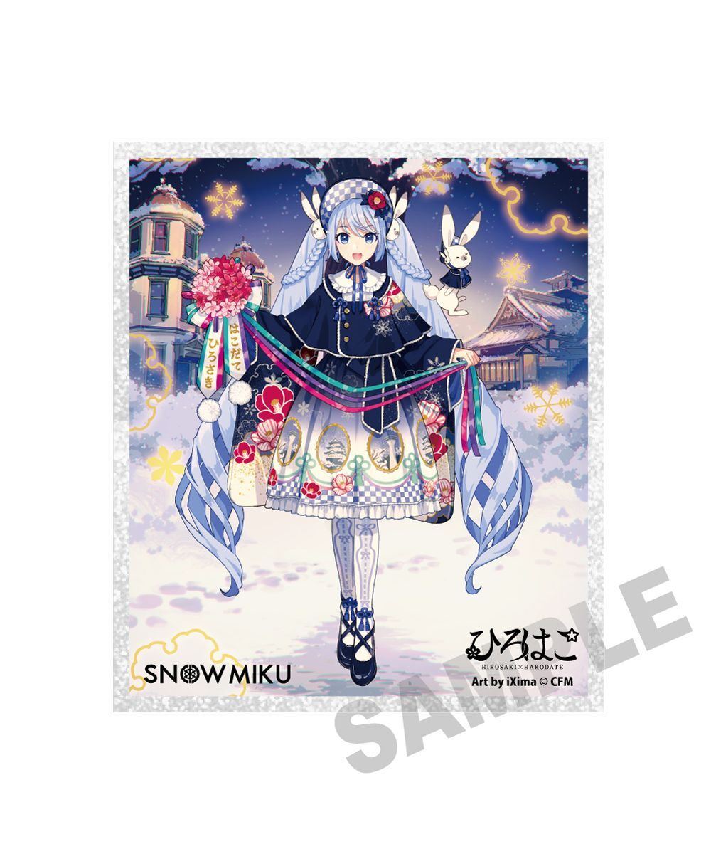 預購-「雪未來×弘函」 壓克力色紙 弘函25-26 Art by iXima【日本進口精品】