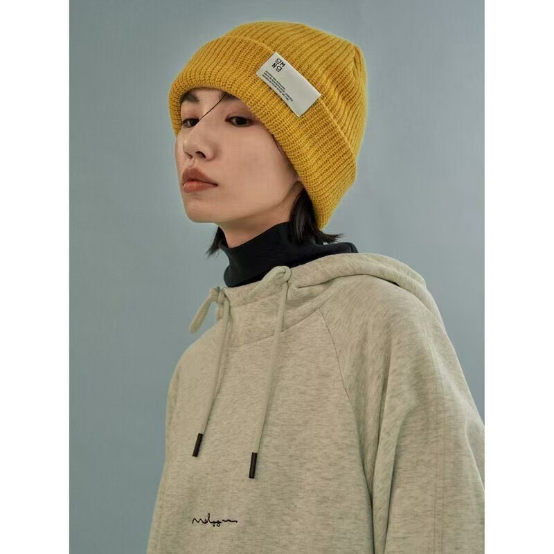 MELSIGN x mouggan - Knitted Beanie - Yellow