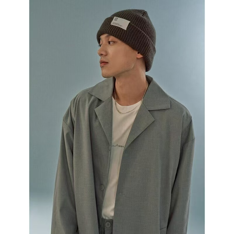 MELSIGN x mouggan - Knitted Beanie - Coffee