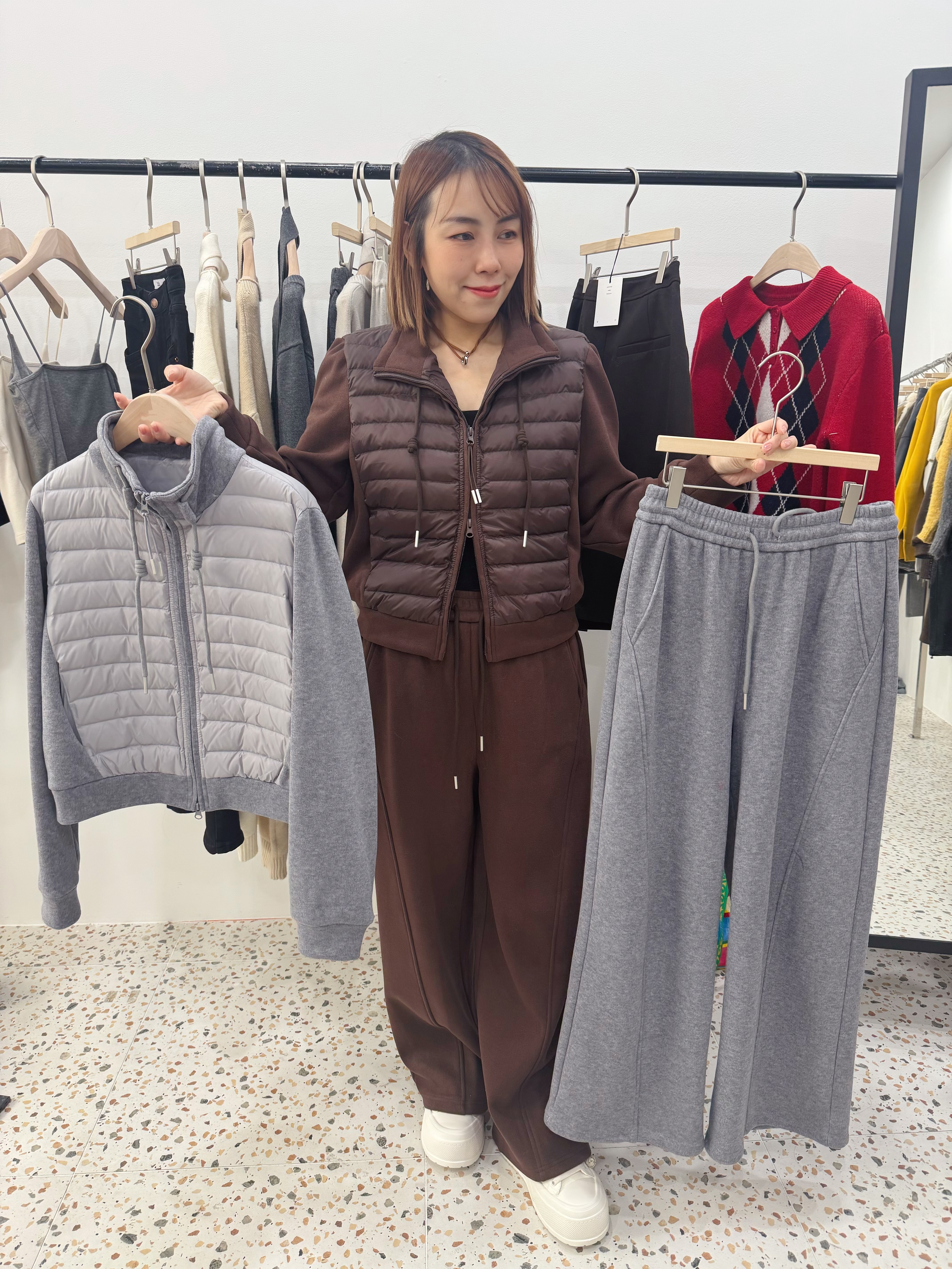 A1DA4#4061羽絨外套Set*1套2件