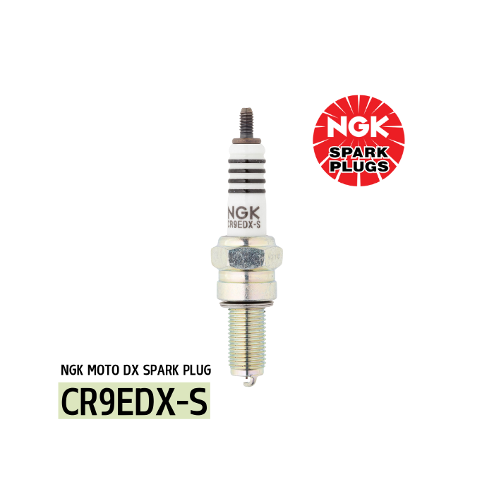 NGK MOTO DX SPARK PLUG 釕金火咀 - CR9EDX-S (91579)