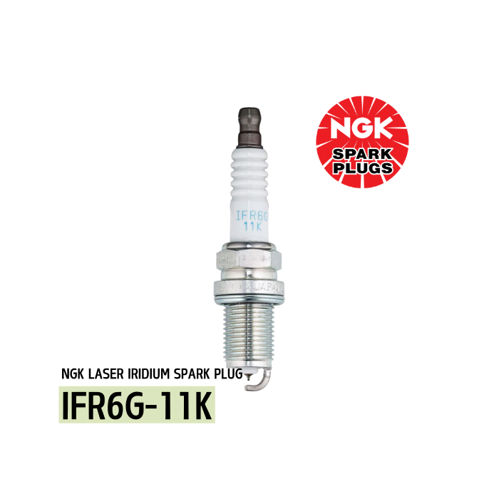 NGK LASER IRIDIUM SPARK PLUG 鐳射銥金火咀 - IFR6G-11K (1314)