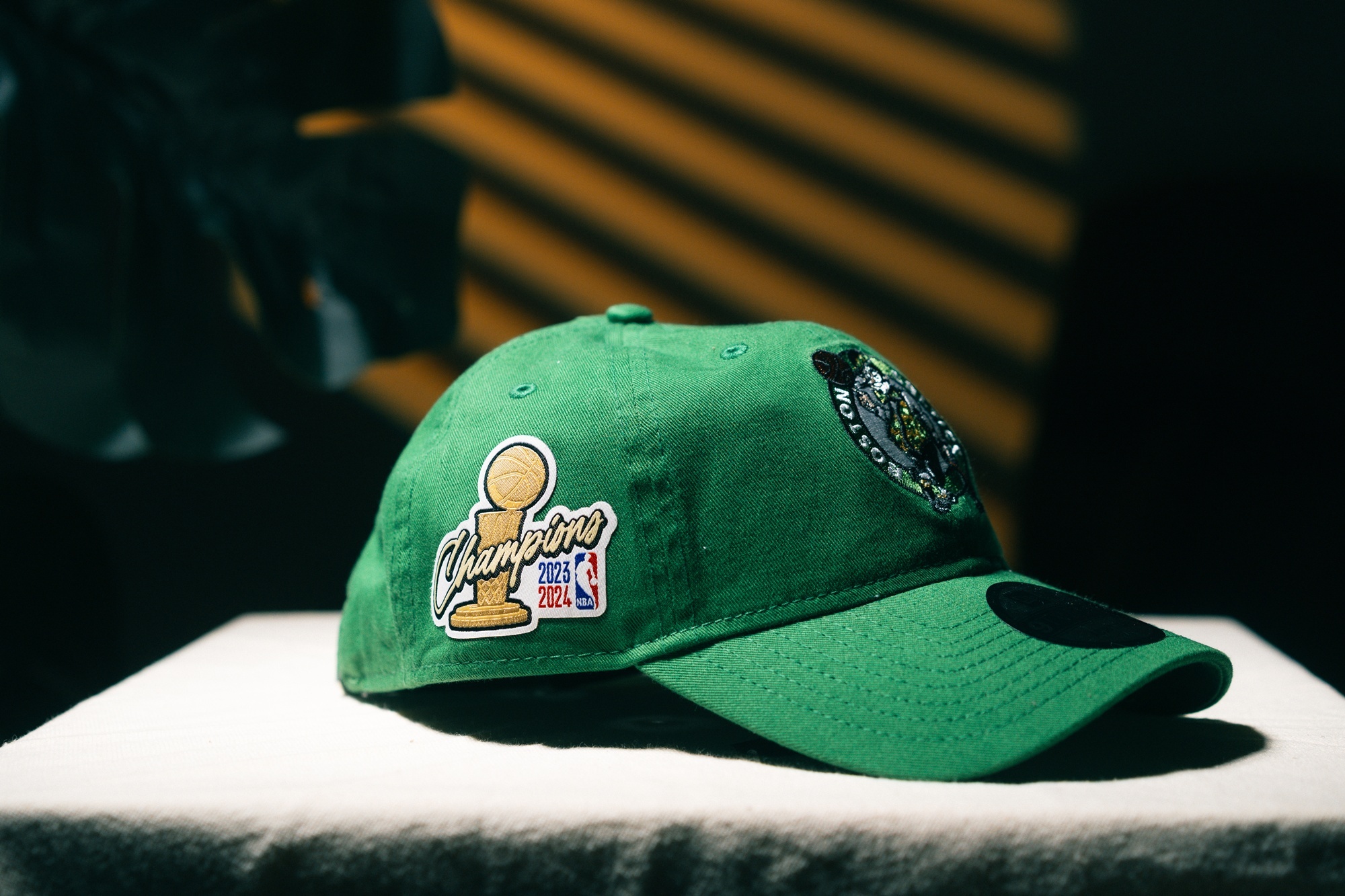 NBA帽子 Boston Celtics 波士頓塞爾提克 紀念章 2024 冠軍帽 綠 老帽 New Era 9TWENTY 可調式 全新