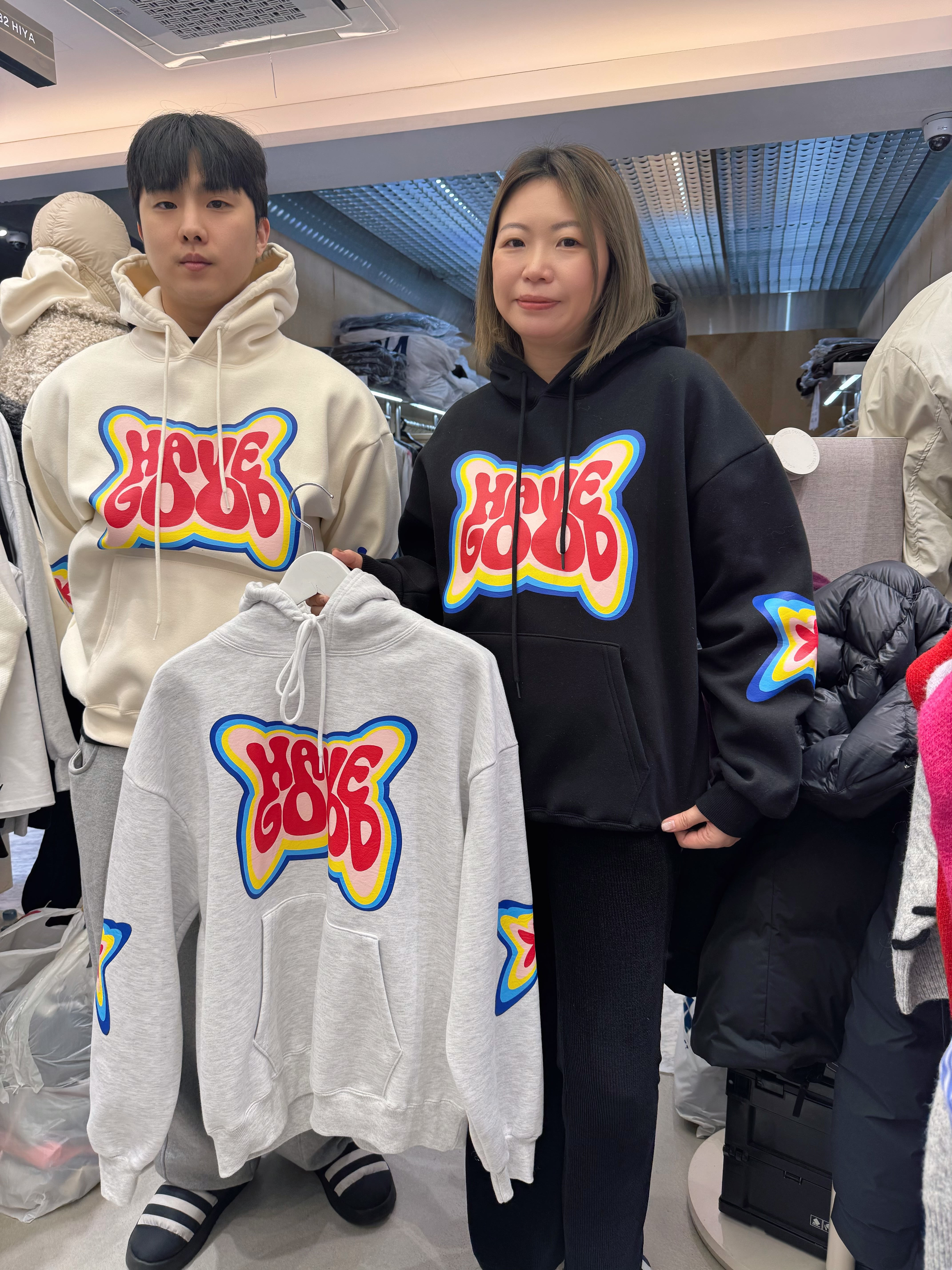 A1PL04 Have Good有帽衛衣（3色）*兩件京東免運