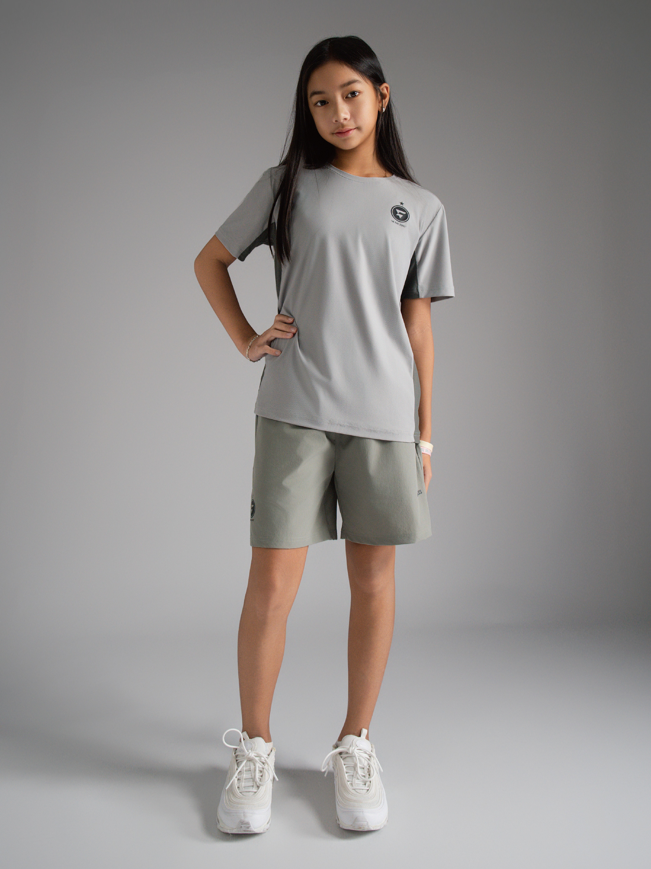 徽章拼接全能機能短褲