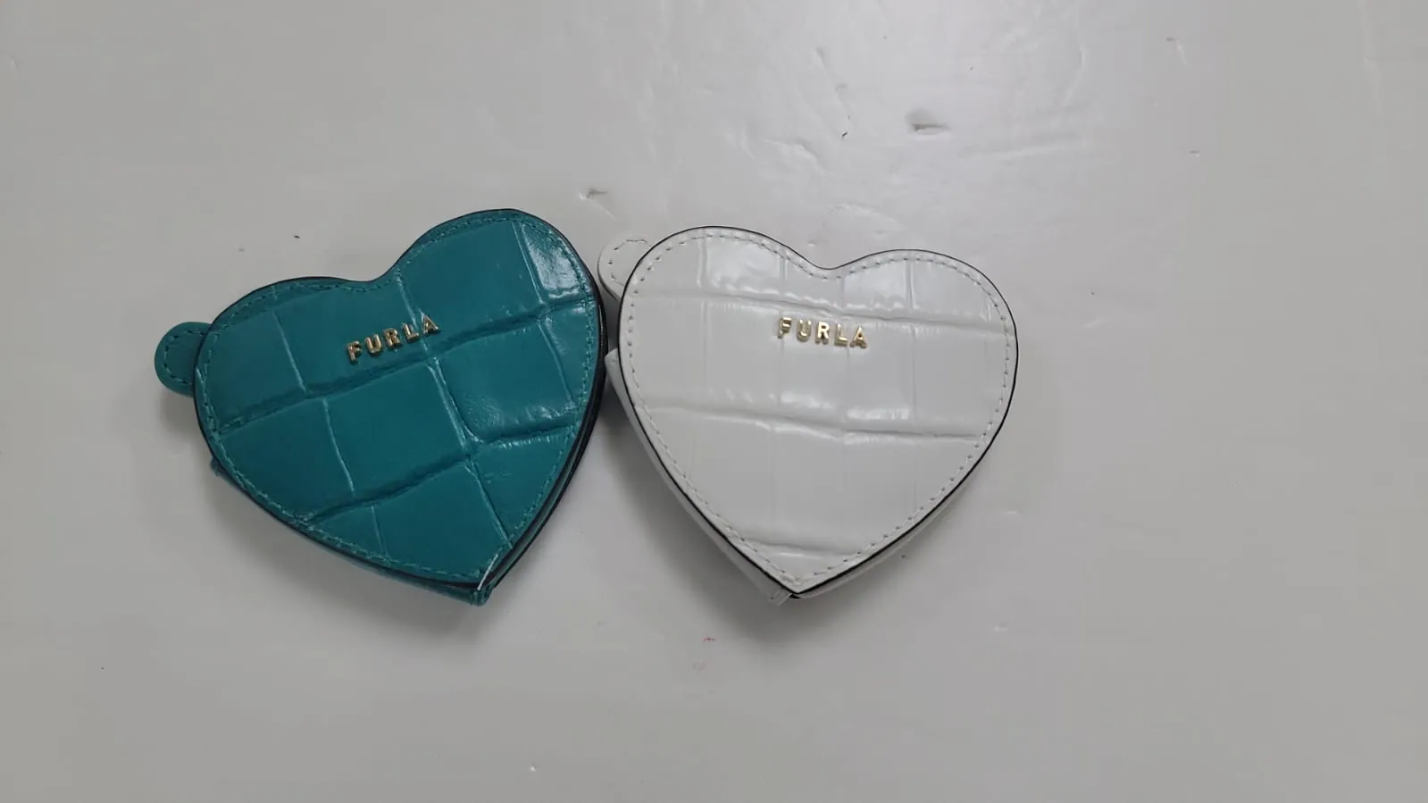 4G223 FURLA 心形化妝鏡 顏色隨機