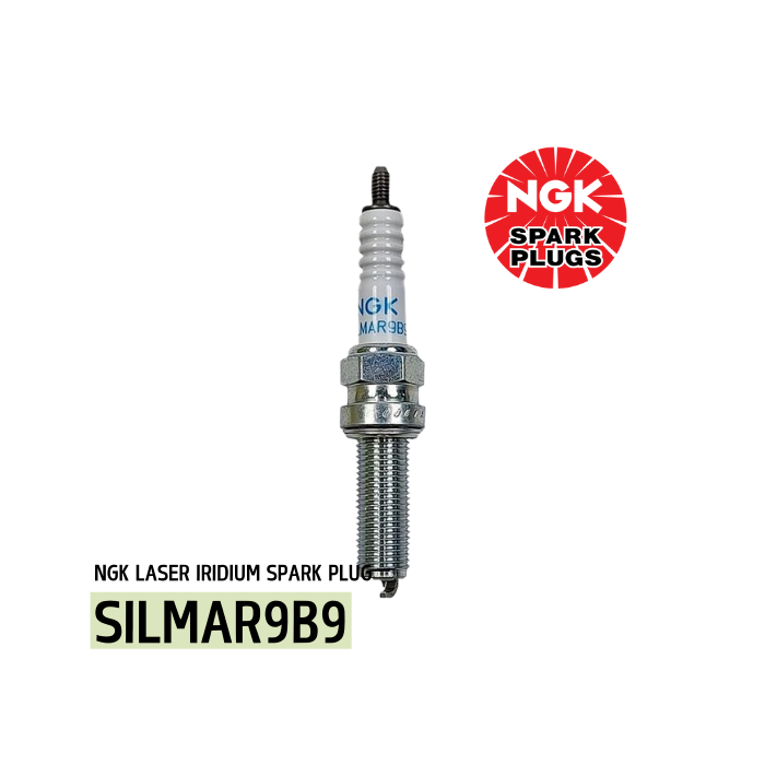 NGK LASER IRIDIUM SPARK PLUG 鐳射銥金火咀 - SILMAR9B9 (95399)