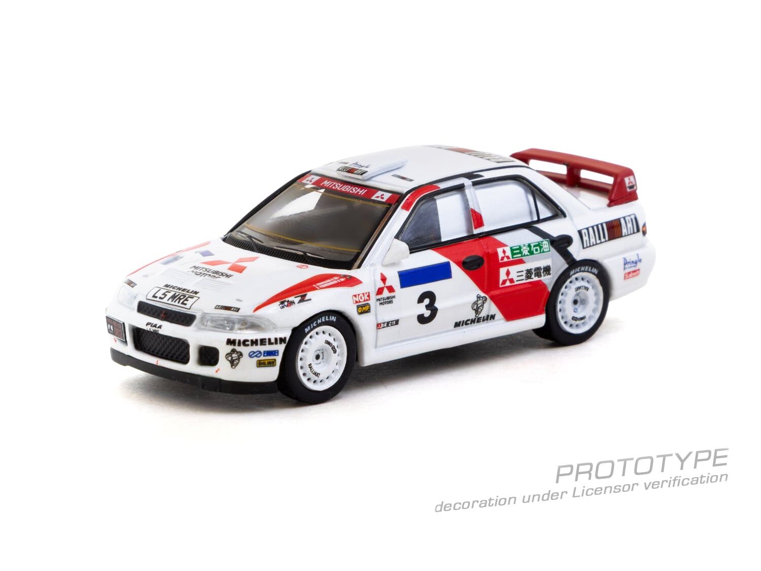 預訂:1/64 TARMAC Mitsubishi Lancer Evolution II Hong Kong Beijing Rally 1994 K. Eriksson / S. Parmander (T64G-049-94HKBR03)