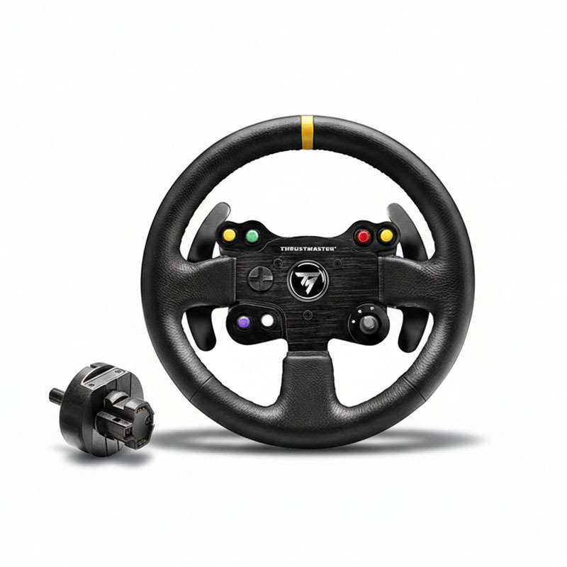 【超值組】圖馬斯特 TM Leather 28 GT 賽車方向盤面+Quick Release Upgrade快拆轉接頭