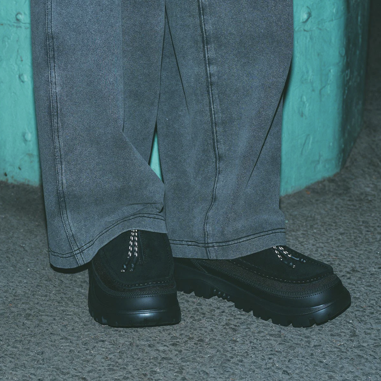 預訂 | Shaka Zip Moccasin Mule EX 拉鏈 莫卡辛鞋 黑色