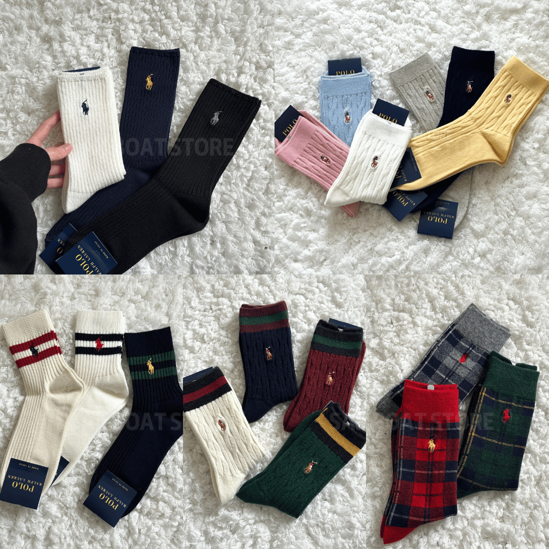 #預購 🇯🇵日本製 靴下屋 POLO RALPH LAUREN × Tabio RL 男女款 編織紋 船型襪 襪子