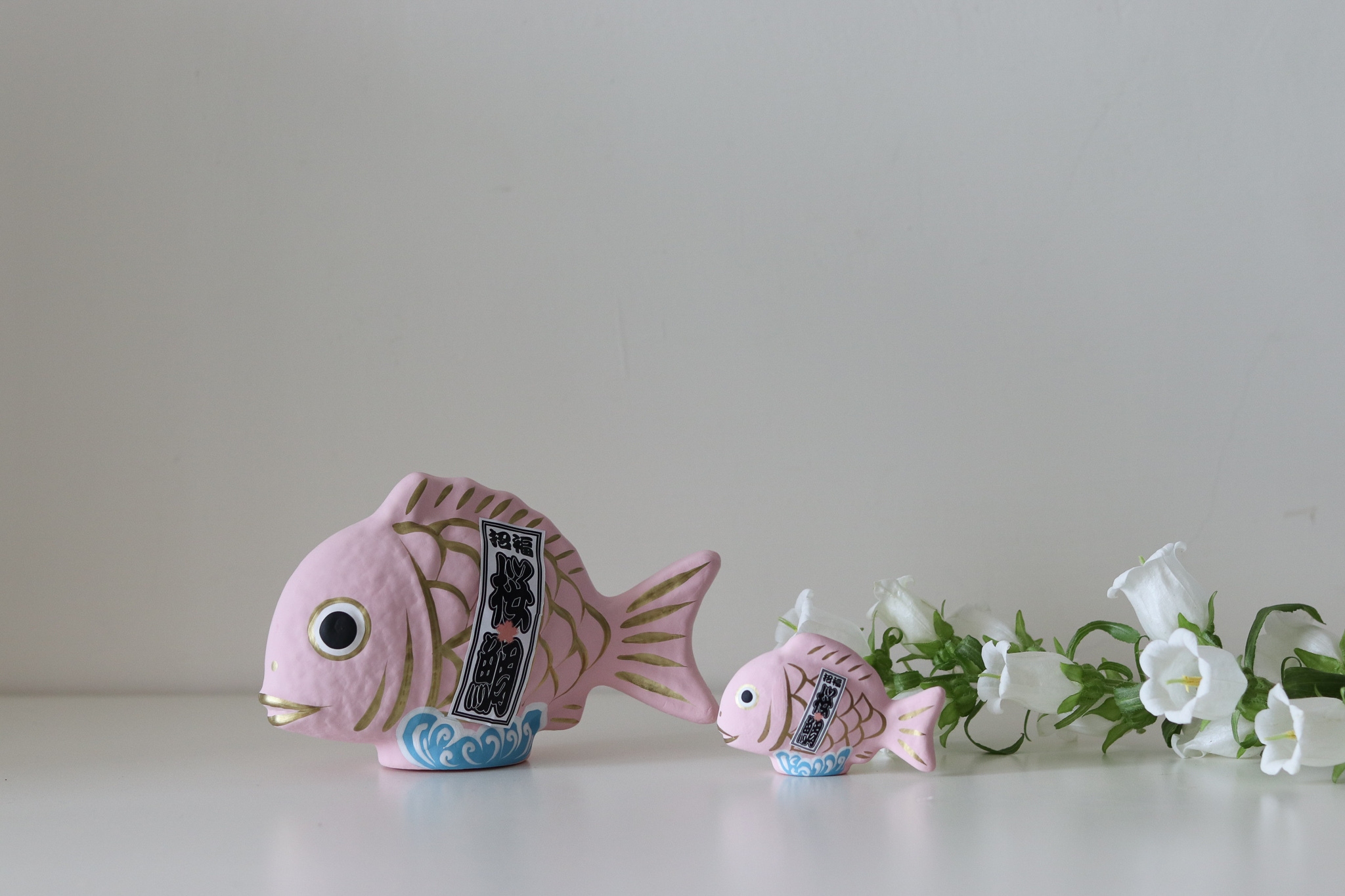 日本 開運祈福 櫻花目出鯛 擺飾