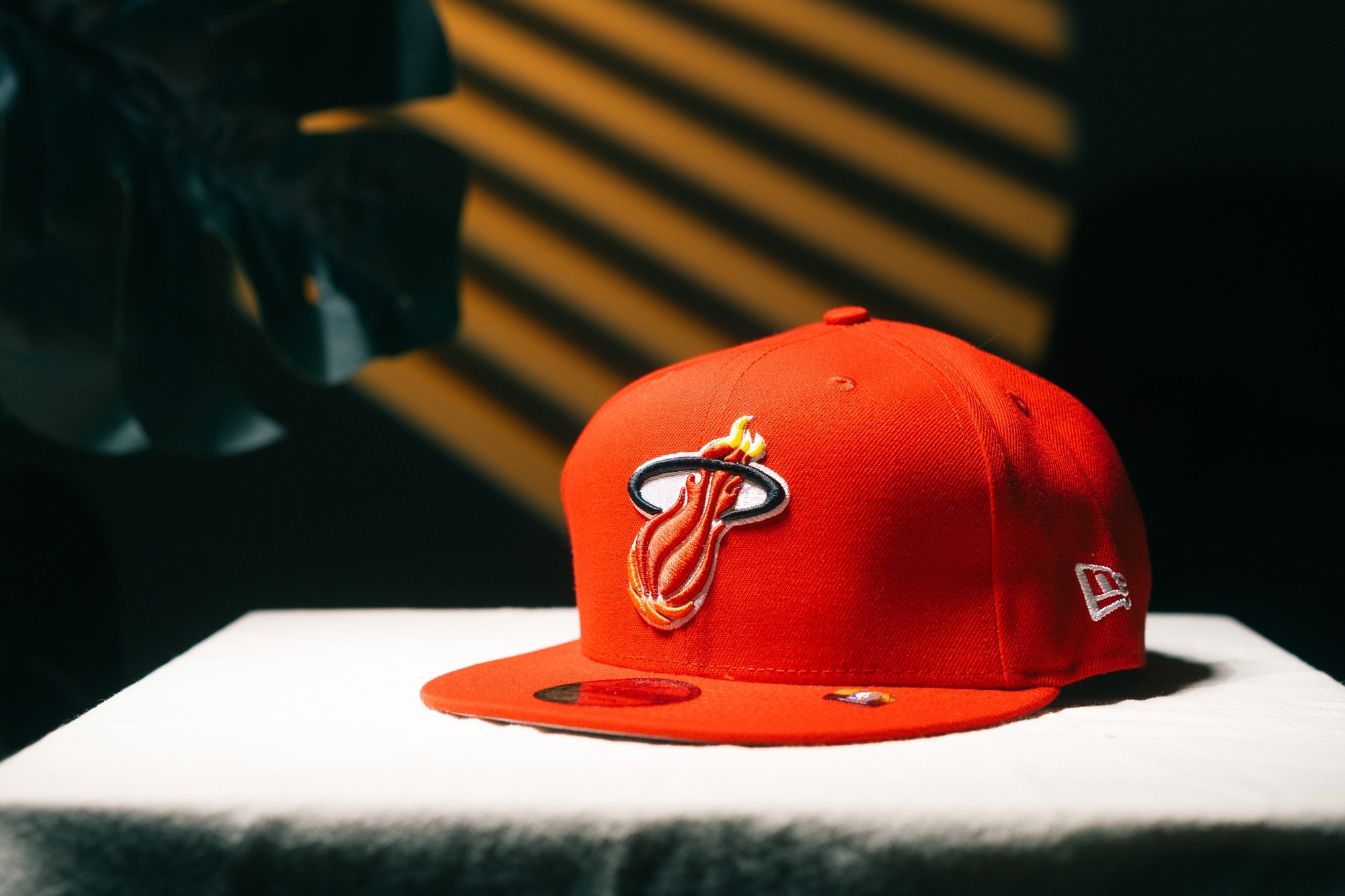 NBA帽子 Miami Heat 邁阿密熱火 復古隊徽 紅 棒球帽 New Era 9FIFTY 可調式 全新