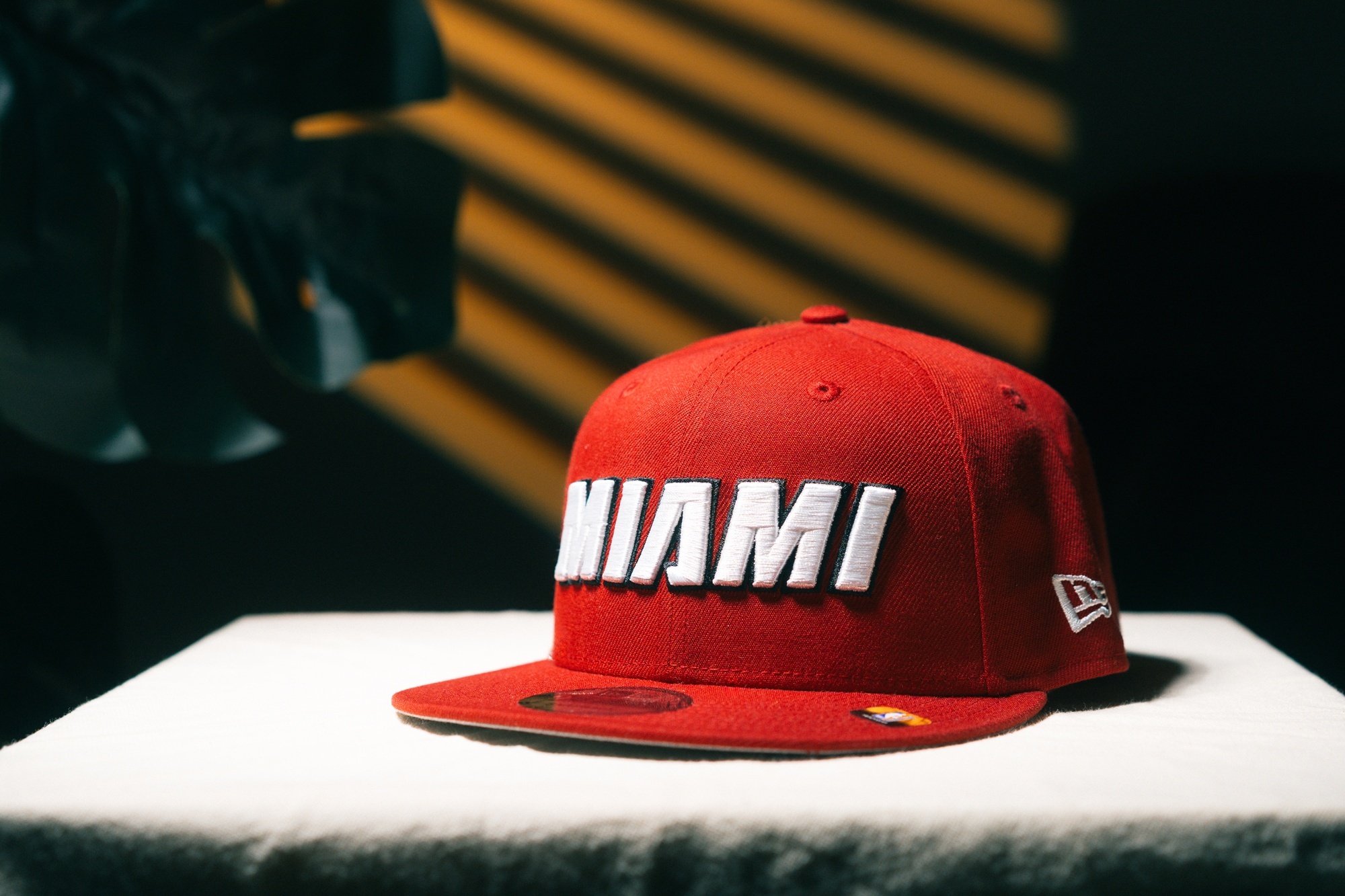 NBA帽子 Miami Heat 邁阿密熱火 替代紅 隊名電繡 棒球帽 New Era 9FIFTY 可調式 全新