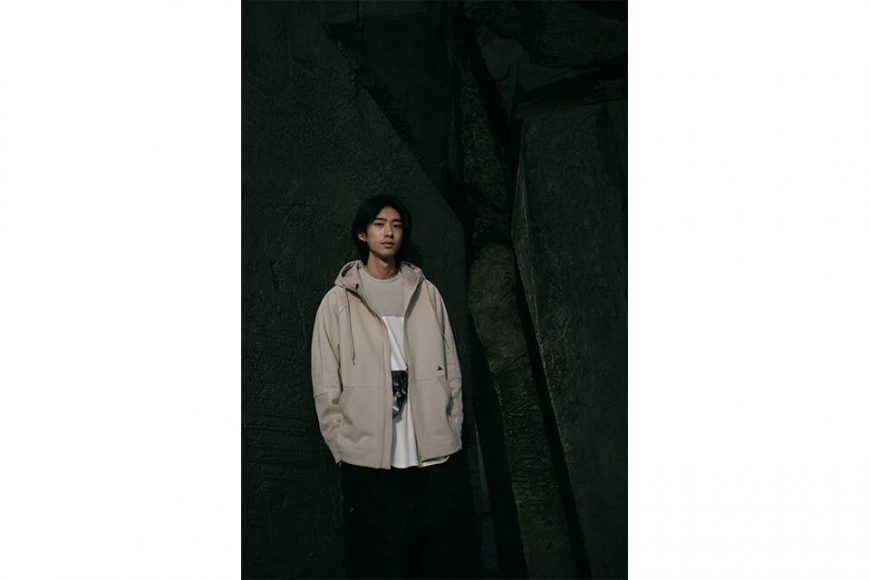 MELSIGN - Full-Zip Hooded Jacket - Bone