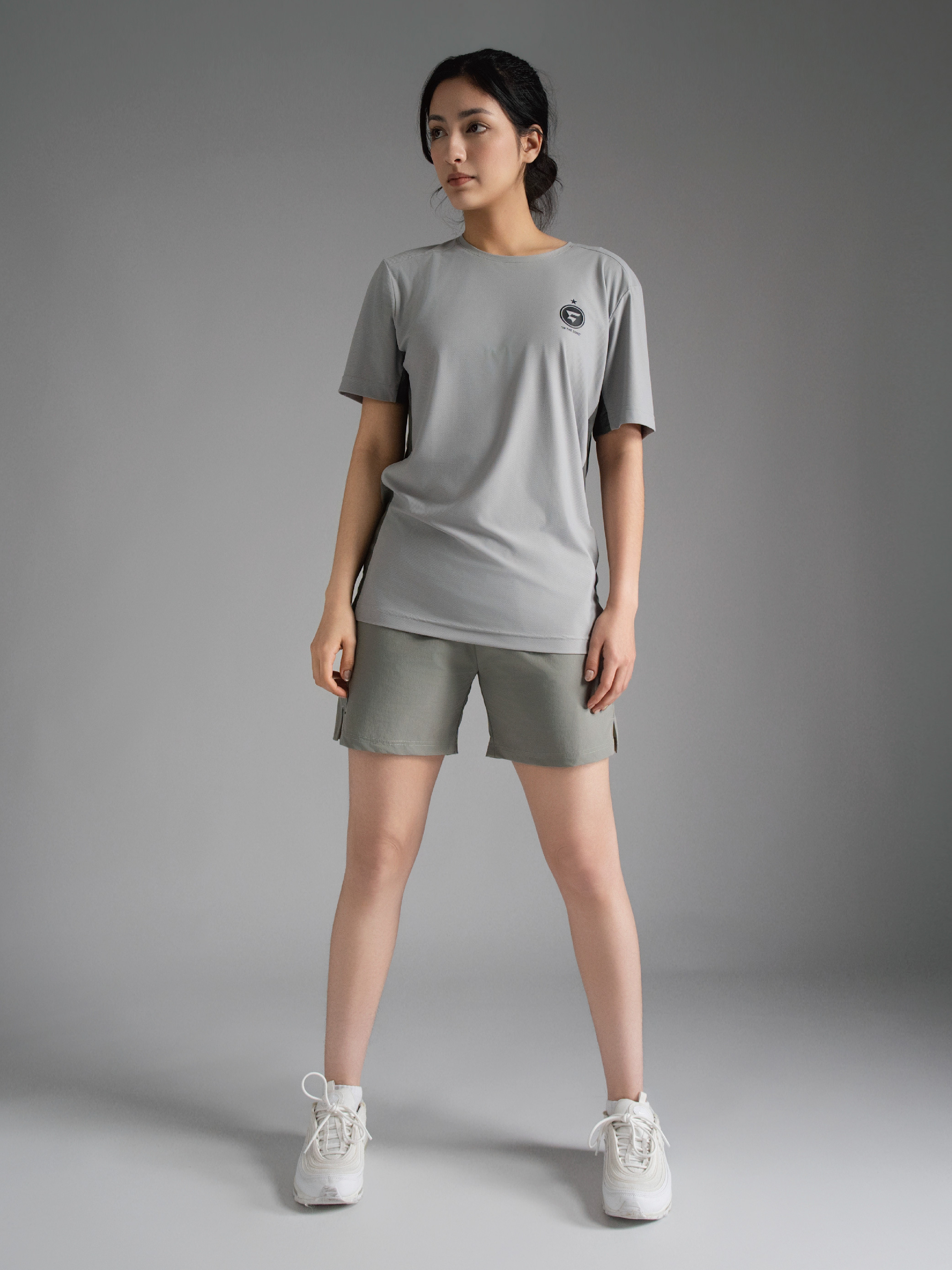 徽章拼接全能機能短褲-成人款