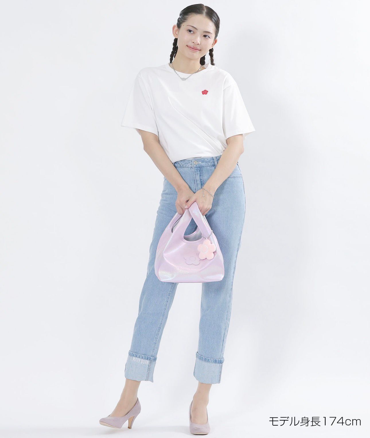 【預購】JN011502 MARY QUANT 背面印花短袖上衣